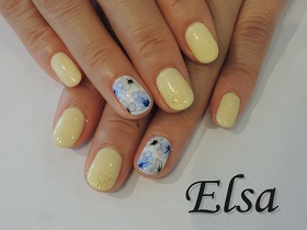 サマーフラワーネイル